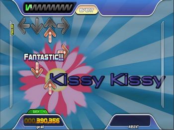 stepmania 4 alpha 4, game screen